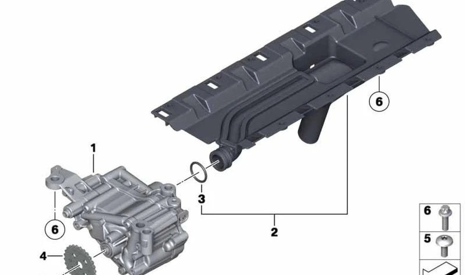 BMW F15 F16 Yağ Pompa Süzgeci 11417590738