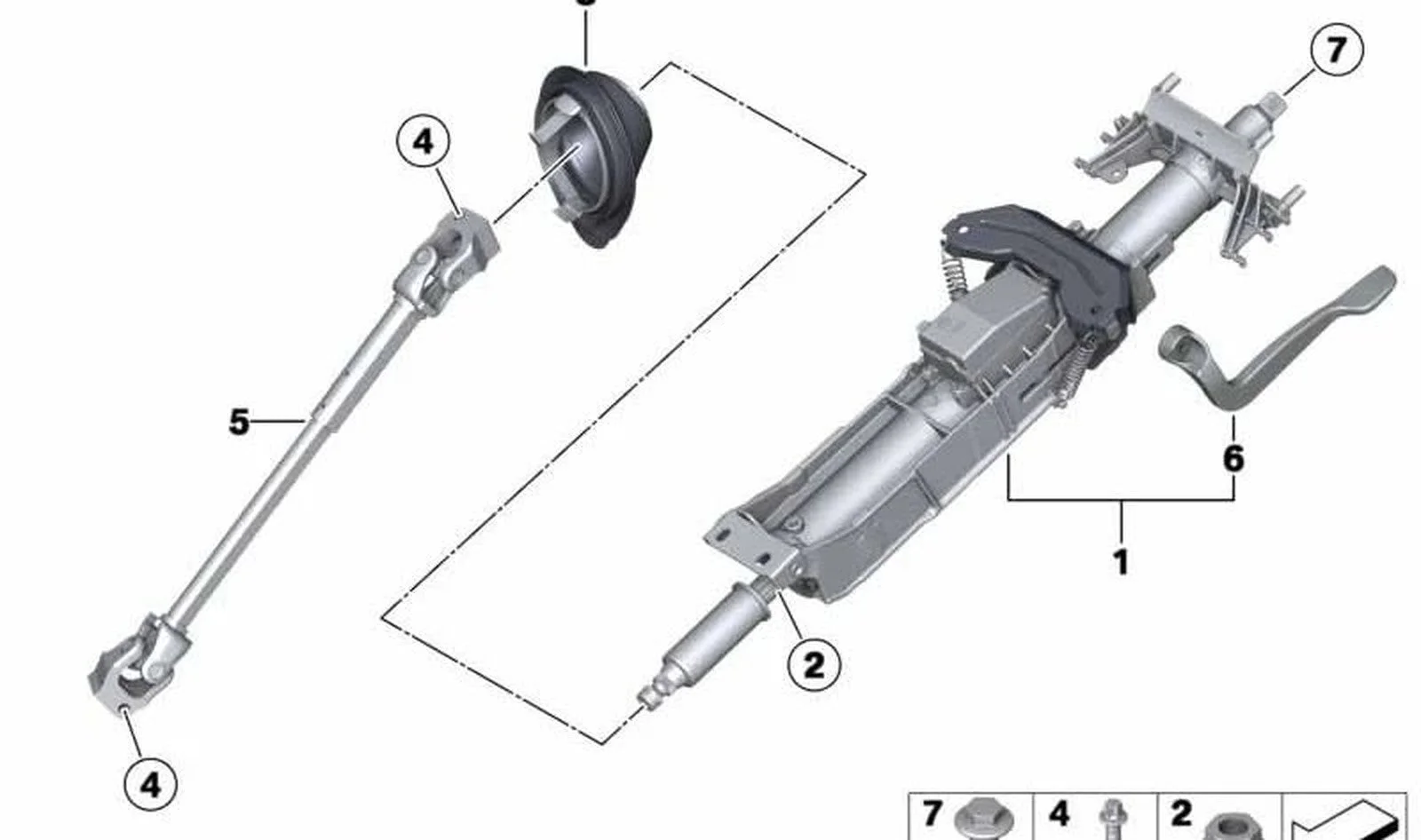 BMW F20 F30 Direksiyon Mil Kovanı 32306791292