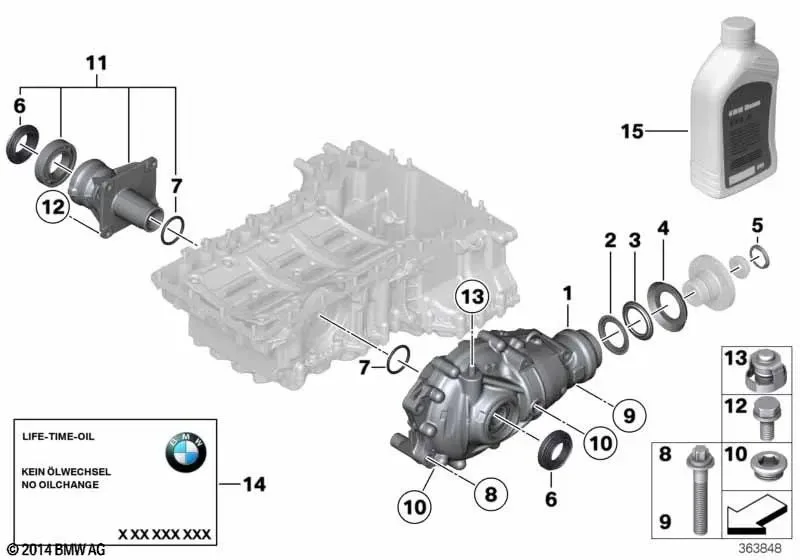 BMW F20 F30 F32 Sanzuman Kulağı 31508653616 BMW GROUP