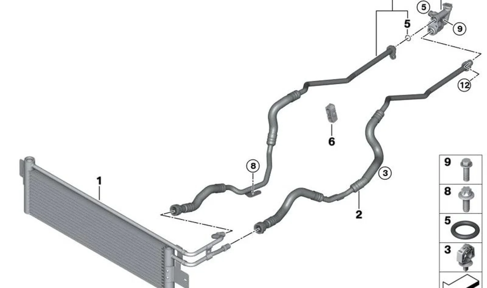 BMW F20 F30 F45 F80 N13 N20 N55 Oring 17227613656