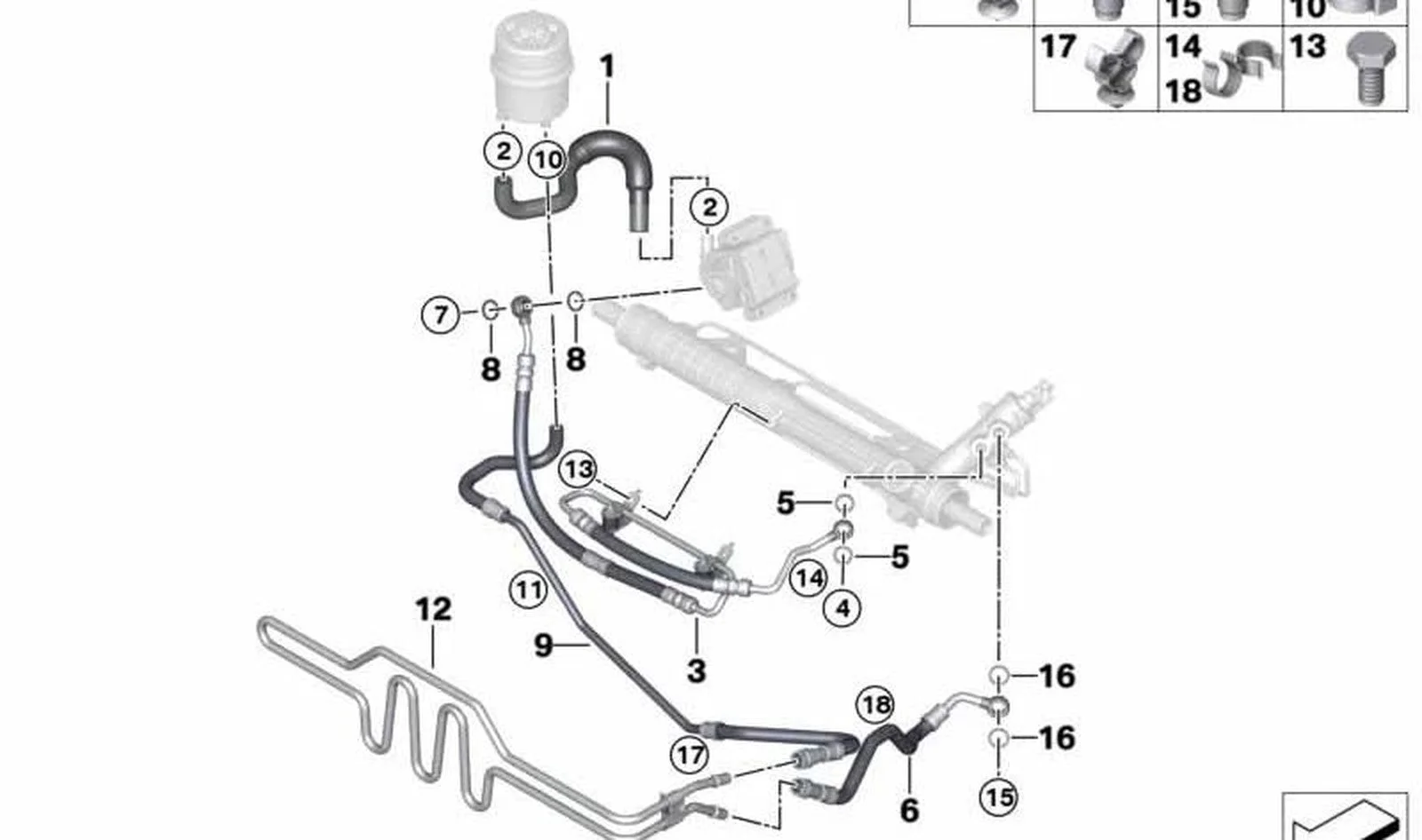 BMW 1 Serisi 3 Serisi E87 E90 N45 H/d Yağ Soğ.borusu 17117527134