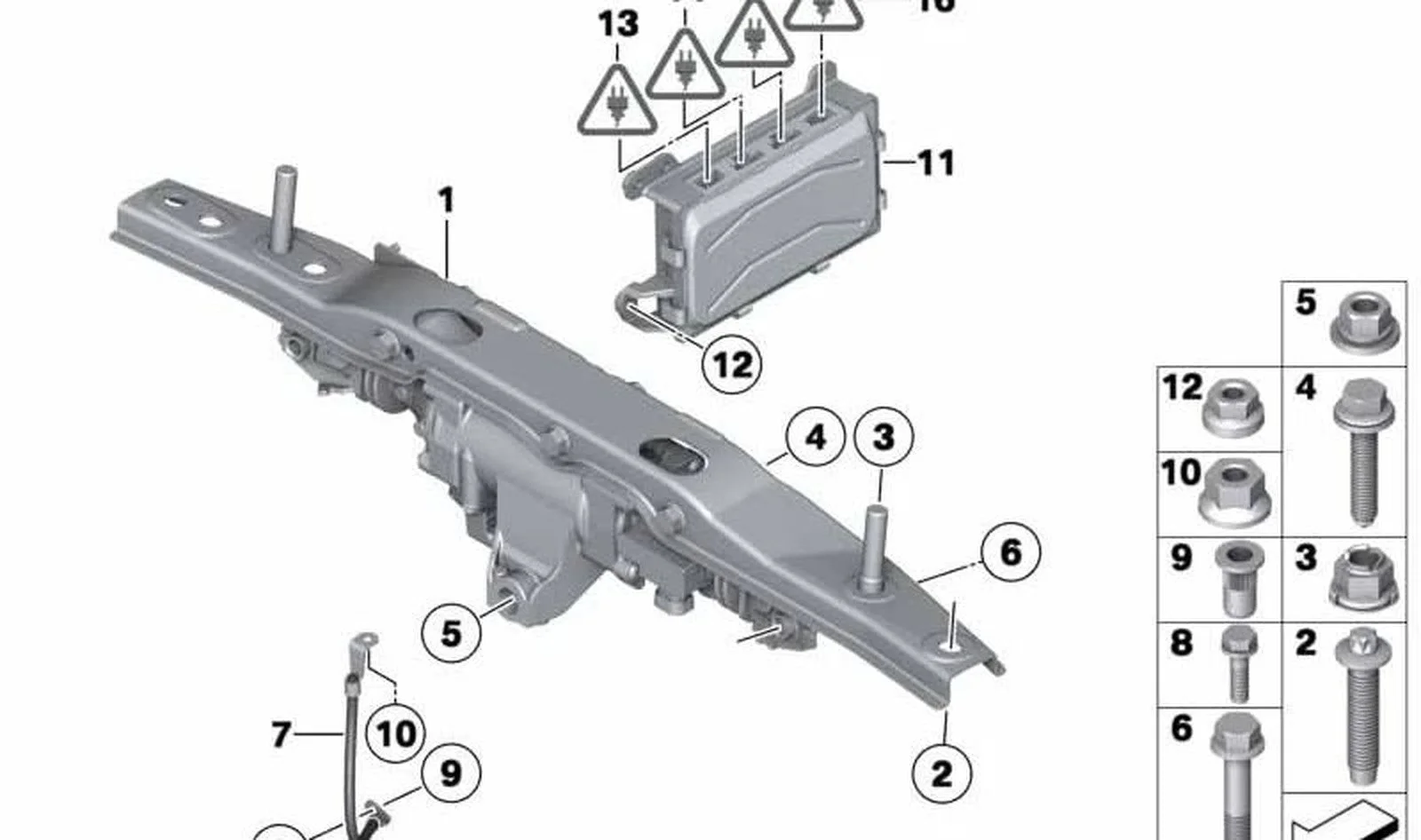 BMW HSR Kontrol Ünitesi 33346854032
