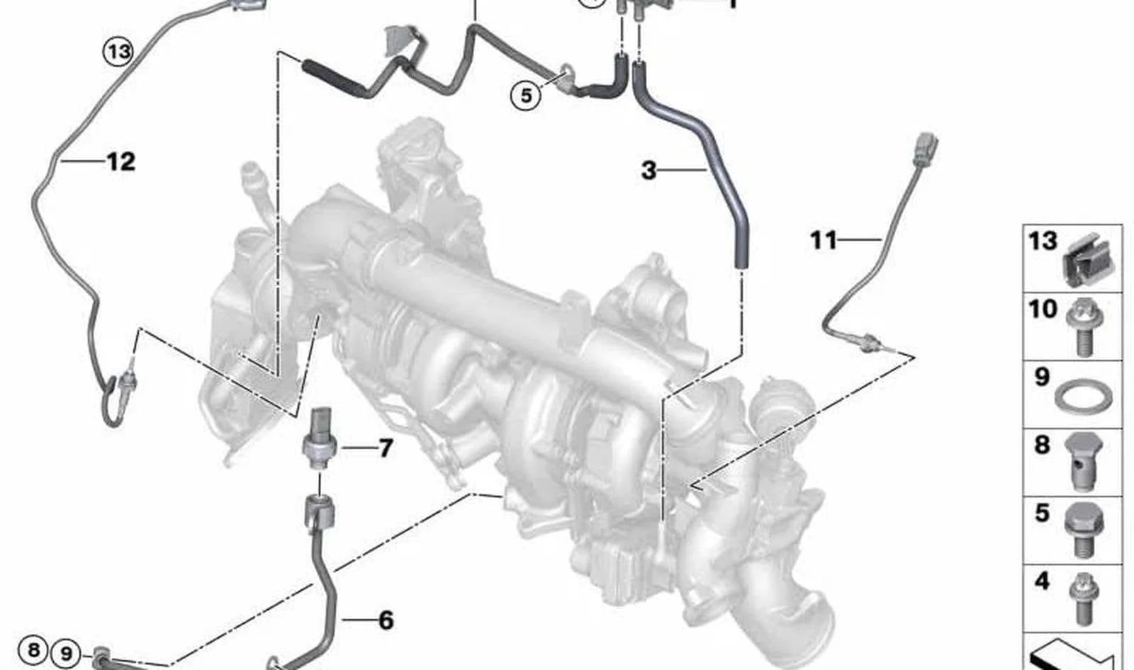 BMW F15 F16 F25 F26… Isı Sıcaklık Sezici 13628507629