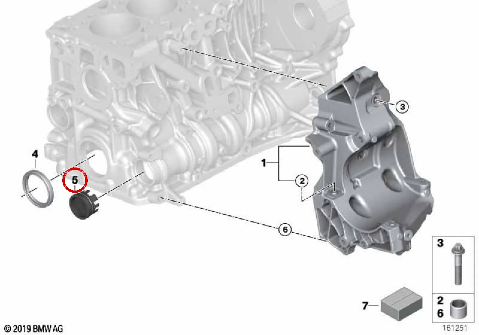 BMW E60 E81 E82 E87… B47 N47 Kapak Gövde Contalı Silindir Blok Tapa 11117797932