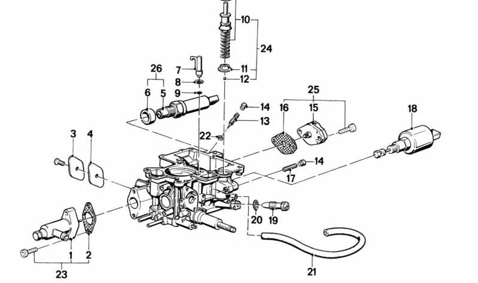 BMW 3 Serisi E30 Karbüratör Diyaframı 13111705891