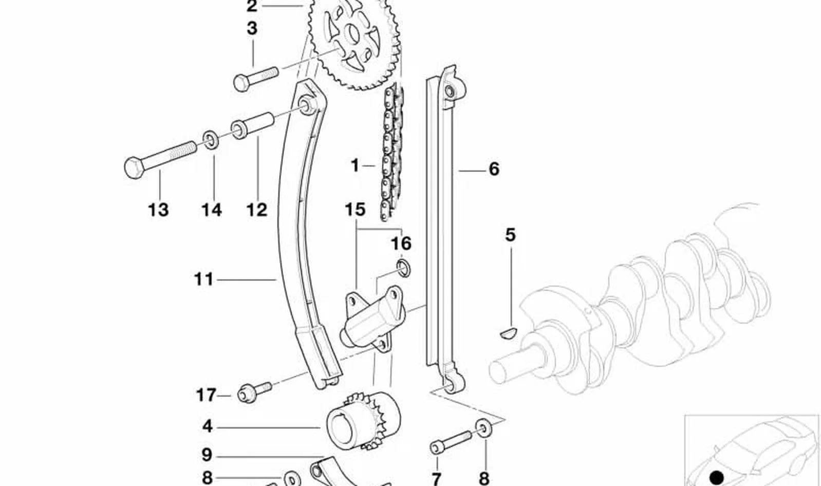 BMW 3 Serisi 5 Serisi E34 E36 E46 Kızak/Palet 11311435970