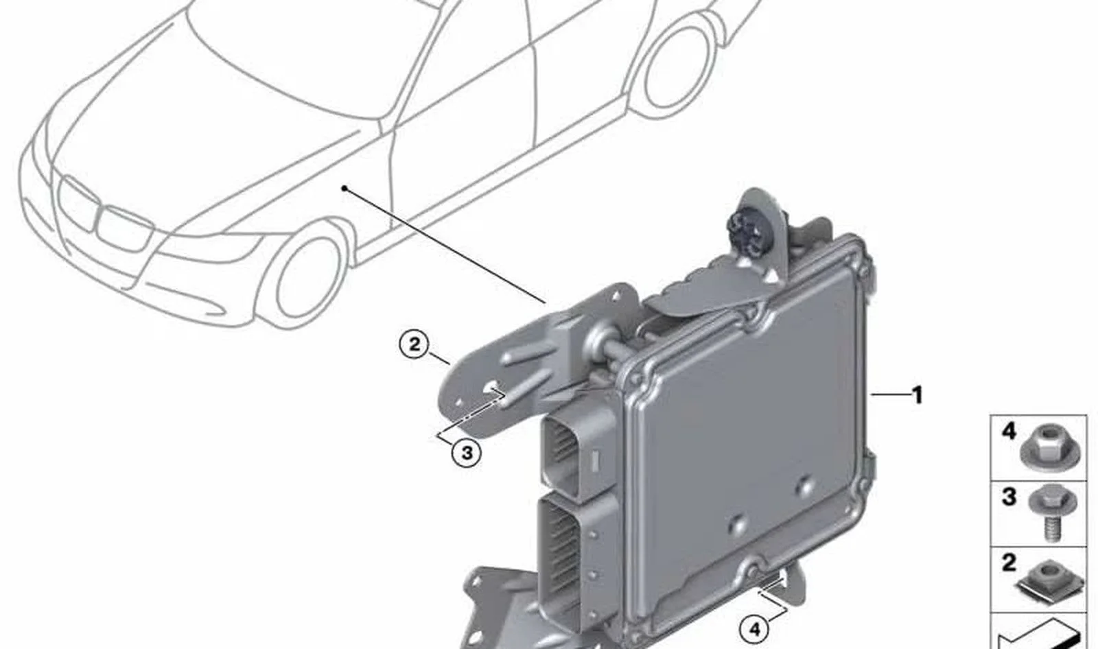 BMW Kontrol Ünitesi 32436782283