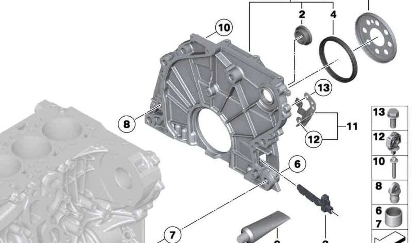 BMW E60 E61 E81 E82… Krank Sensörü 13627805188