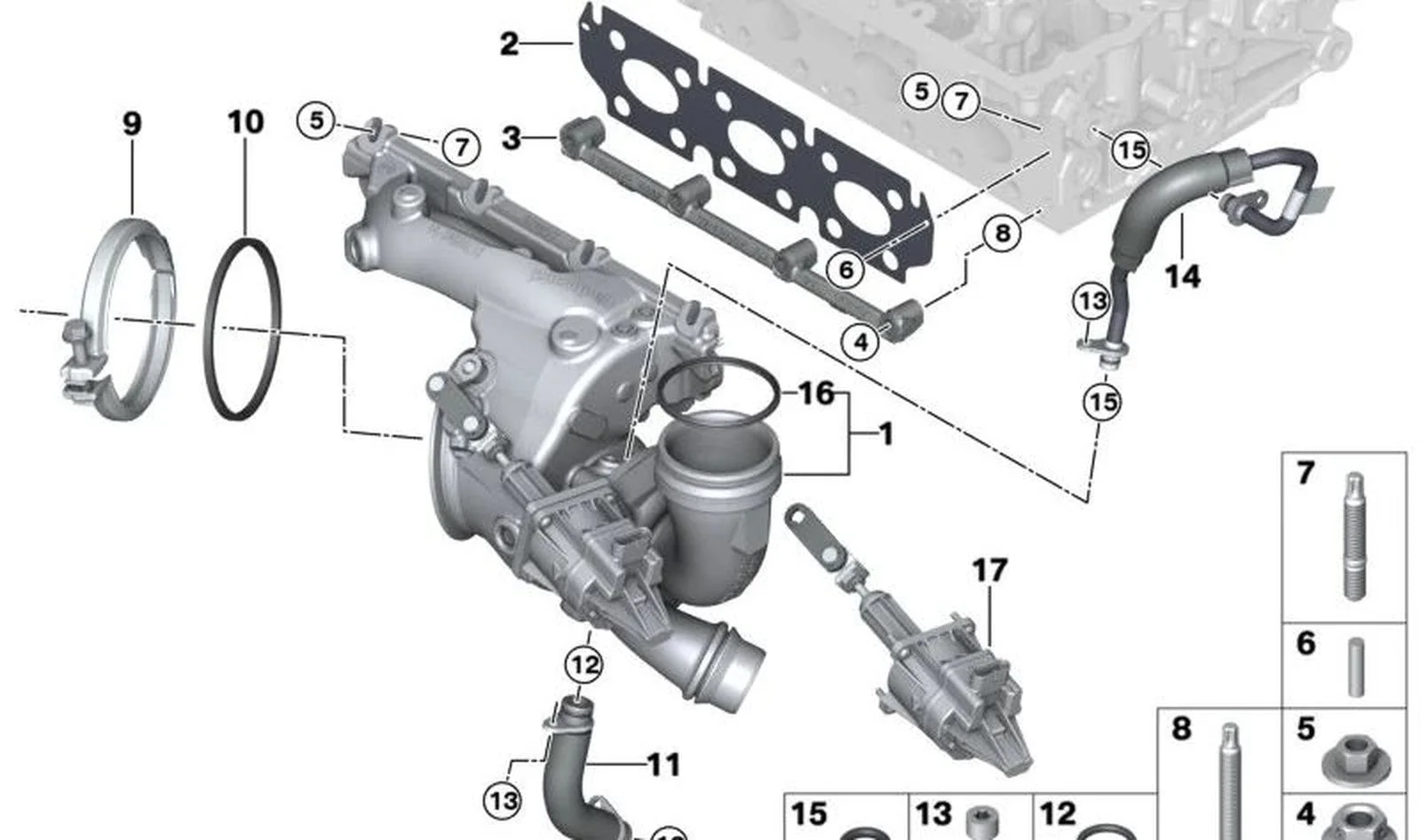 BMW Manifold Tutma Çubuğu 11628678767