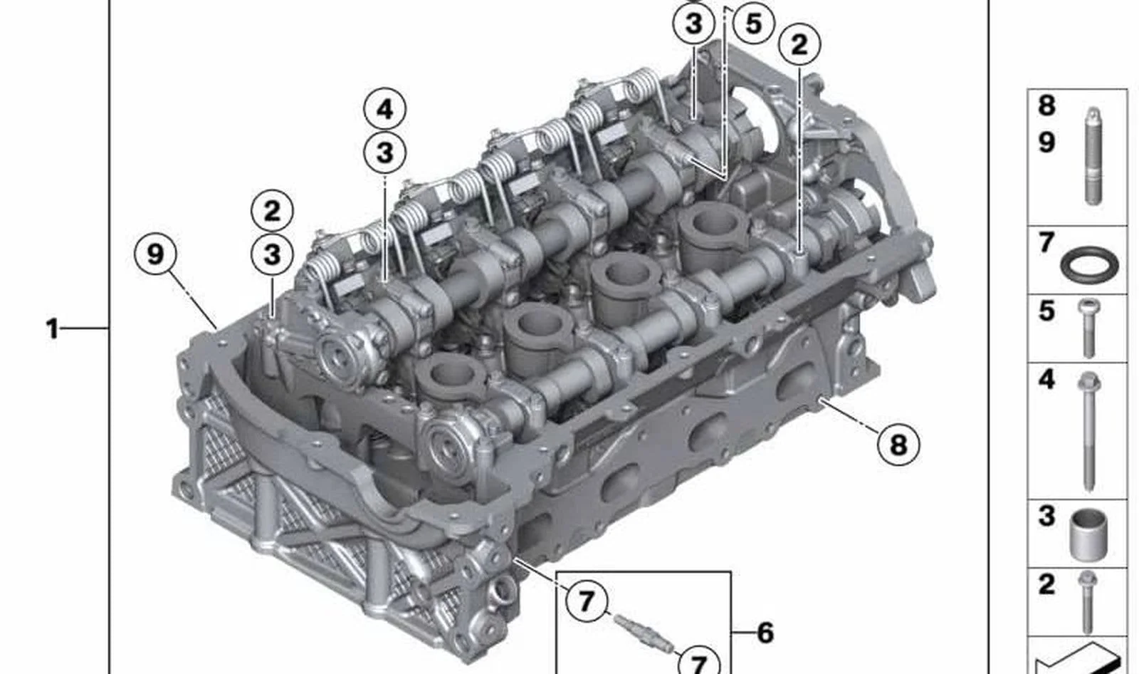 BMW N13 Silindir Kapak Bos 11122470429 BMW GROUP