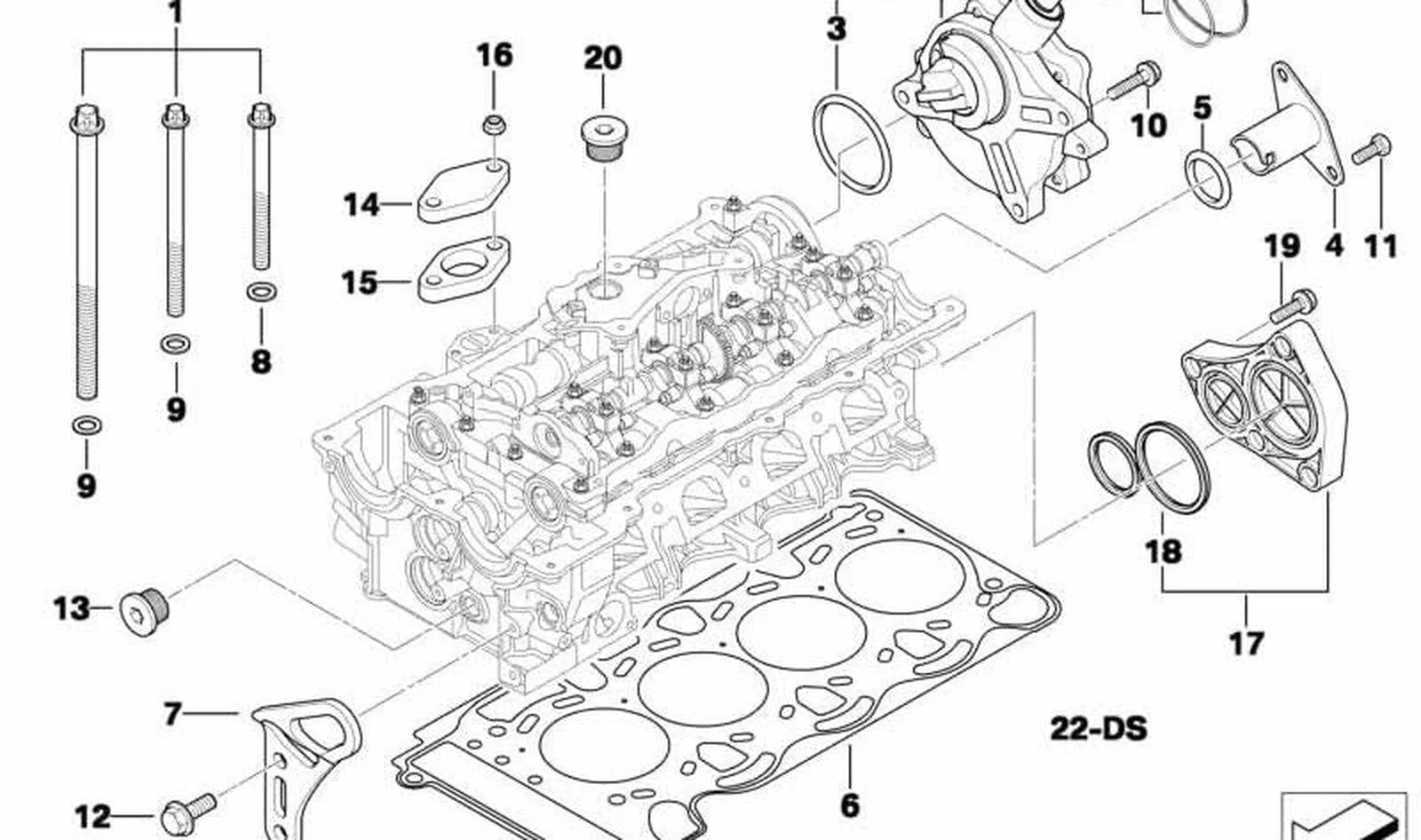 BMW N42 N46 N46N Eksantrik Mil Bağlantı Flanşı 11377576093