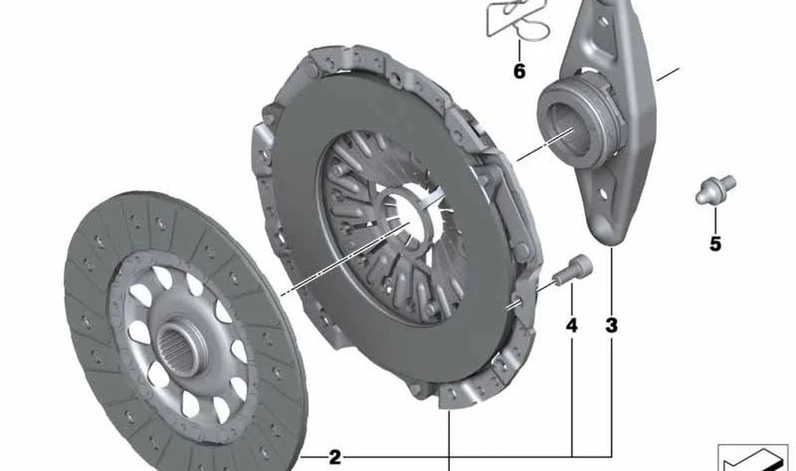 BMW N43 N46 N46N Debriyaj Çatalı 21517564026