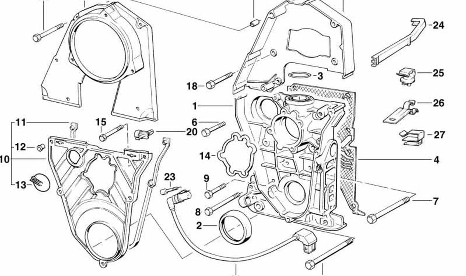 BMW Ön Kapak Tutucu 12141717574