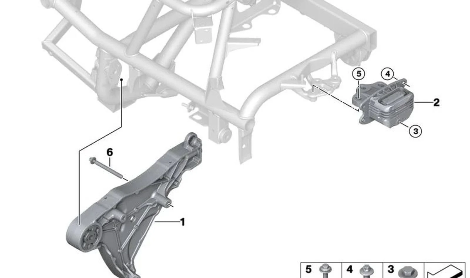 BMW F40 F45 F46 F52… B47 B48 Şanzıman Takozu B42 X1F49 X2F39 22316853449