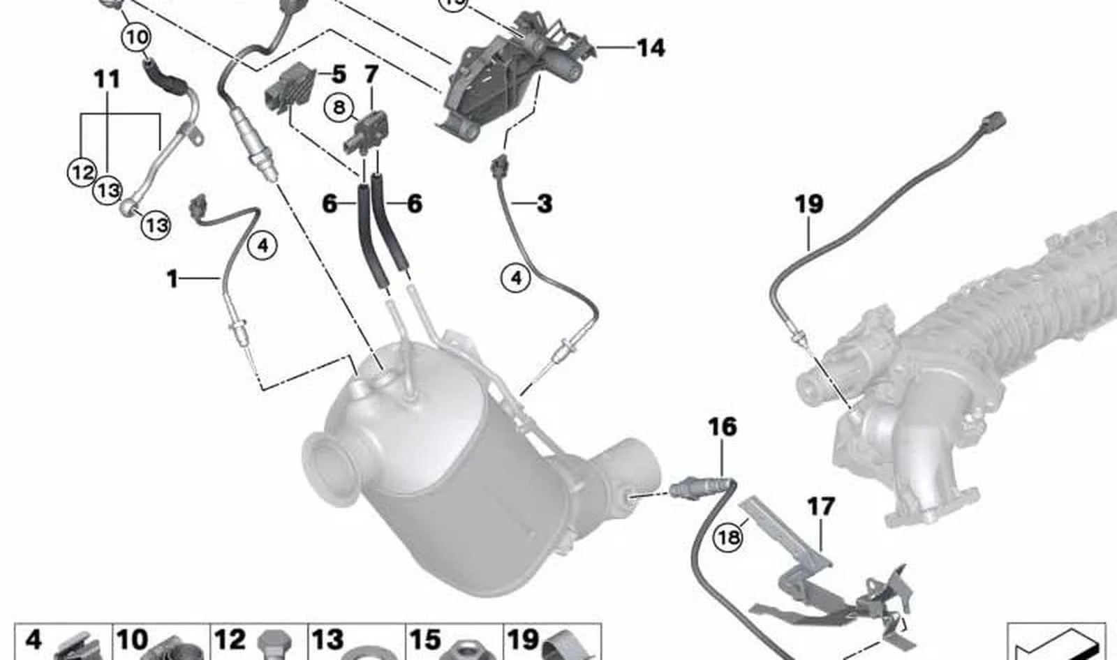 BMW E84 F10 F11 F15… Sensör Tutucu 13627823854