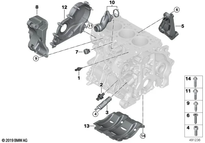 BMW Silindir Kapak Borusu 11118603190