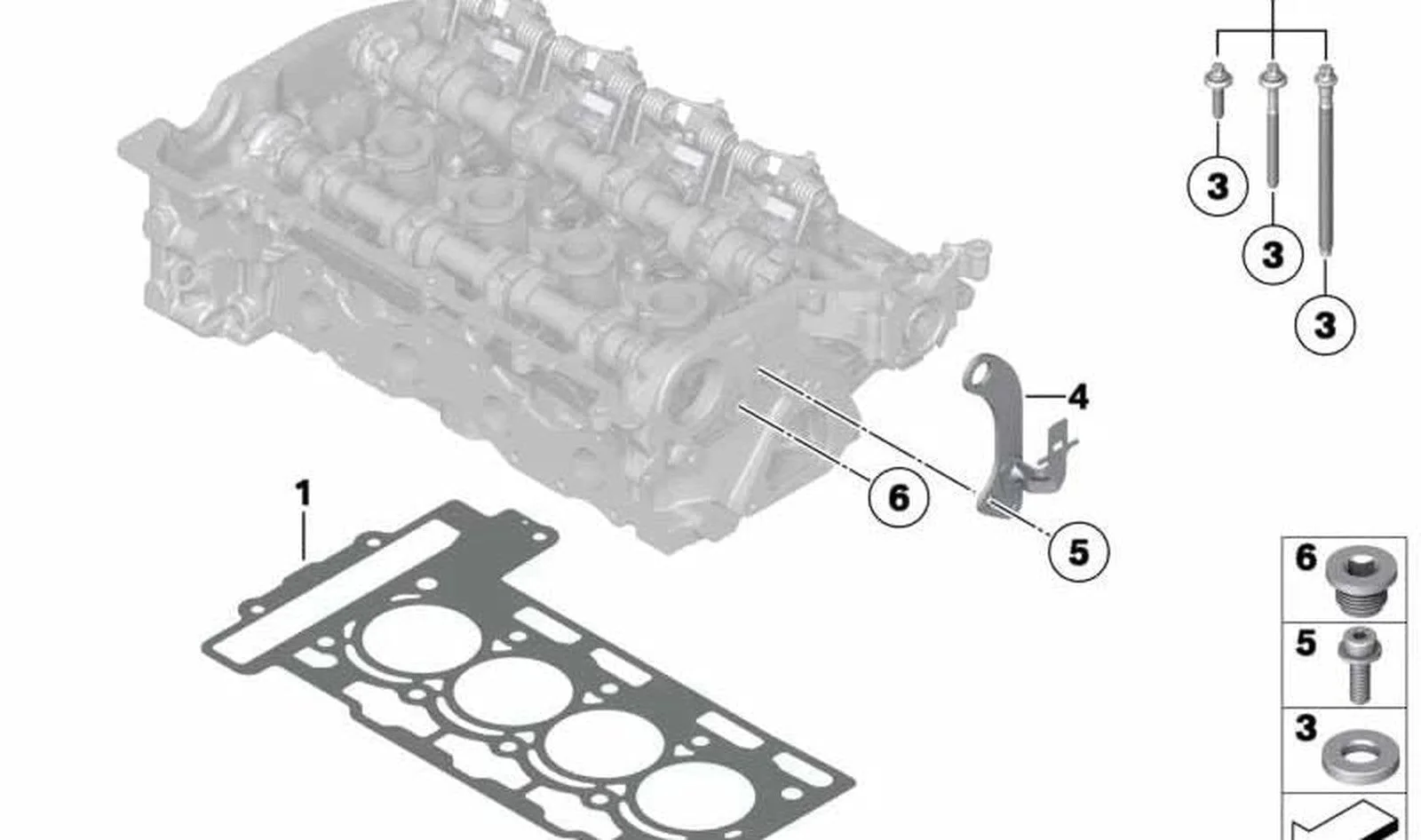 BMW R55 R56 R57 R58… N12 N16 Silindir Kapak Conta 11127595139