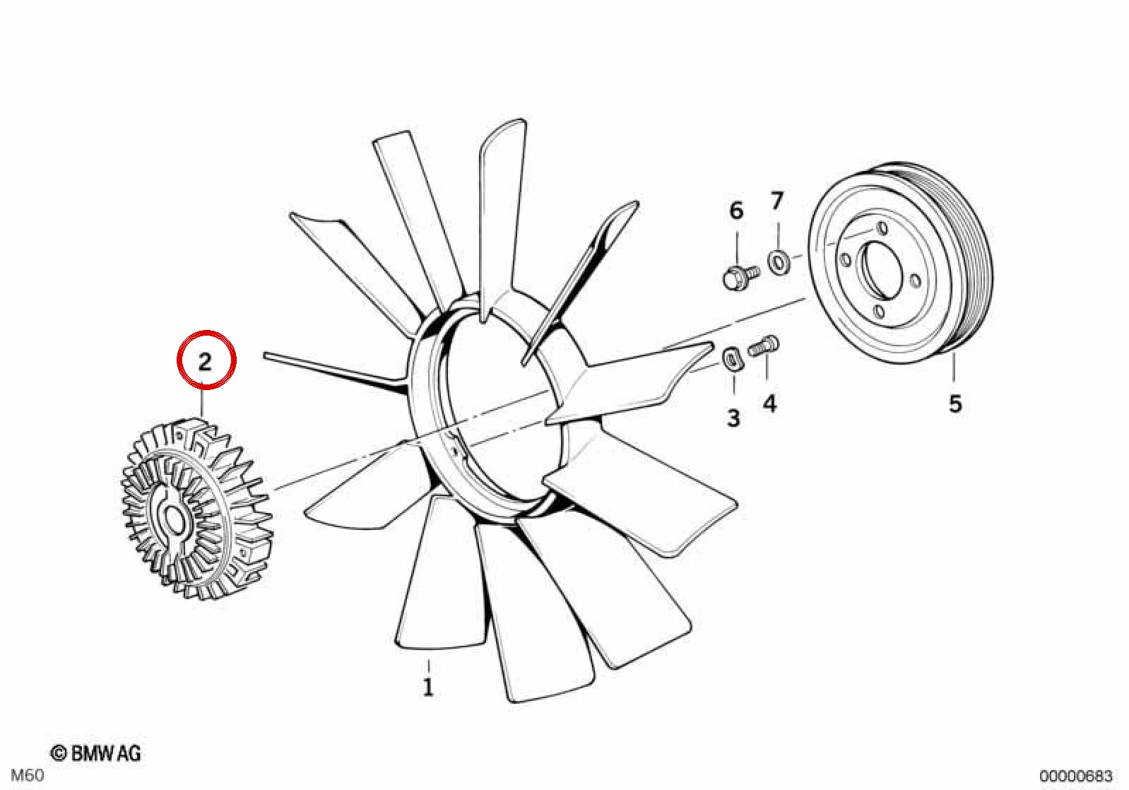 BMW E34 E36 E38 E39… M50 M52 S50… Termik Delik Büyük 11527505302
