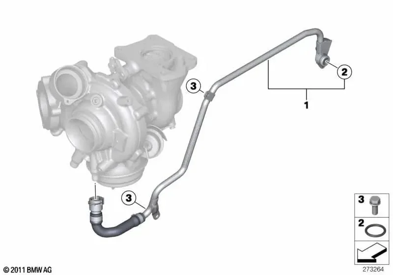 BMW N57 Turbo Su Borusu 11538516591