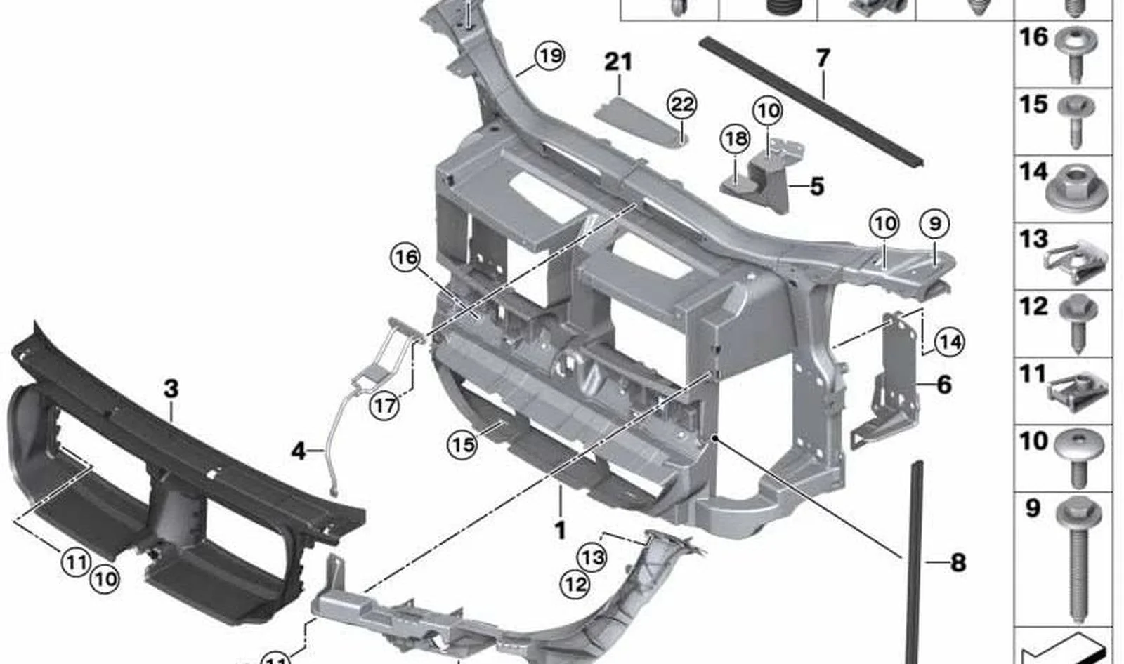 BMW X1 E84 Kaput Kilit Sacı Sağ 51642991162
