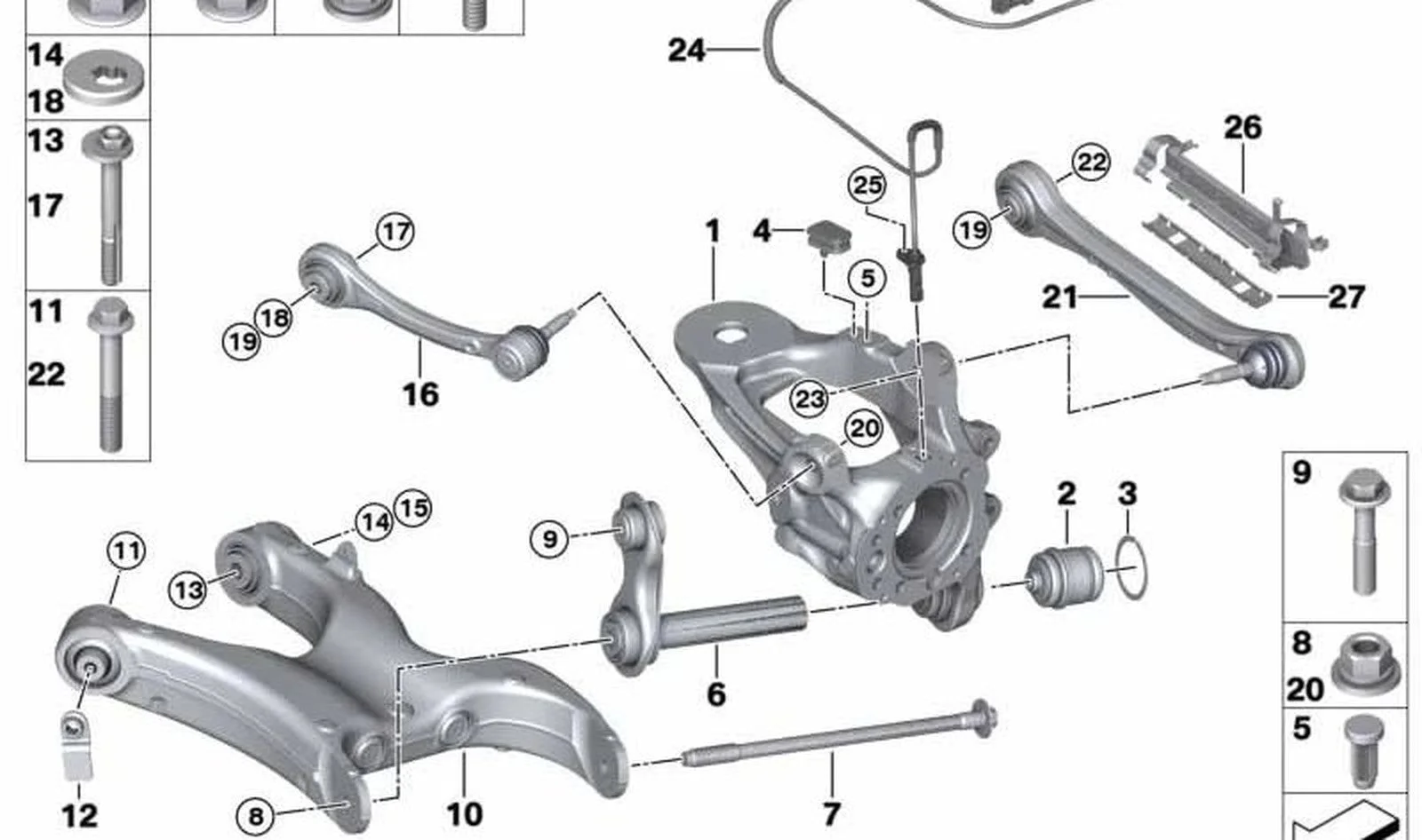 BMW X5 E70 Arka ABS Sensörü 34526771777