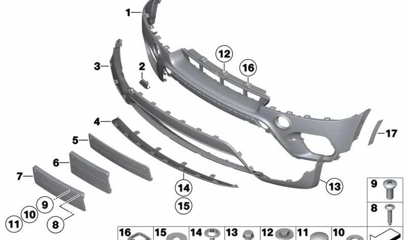 BMW X5 E70 Lci Plakalık Ön 51137222740