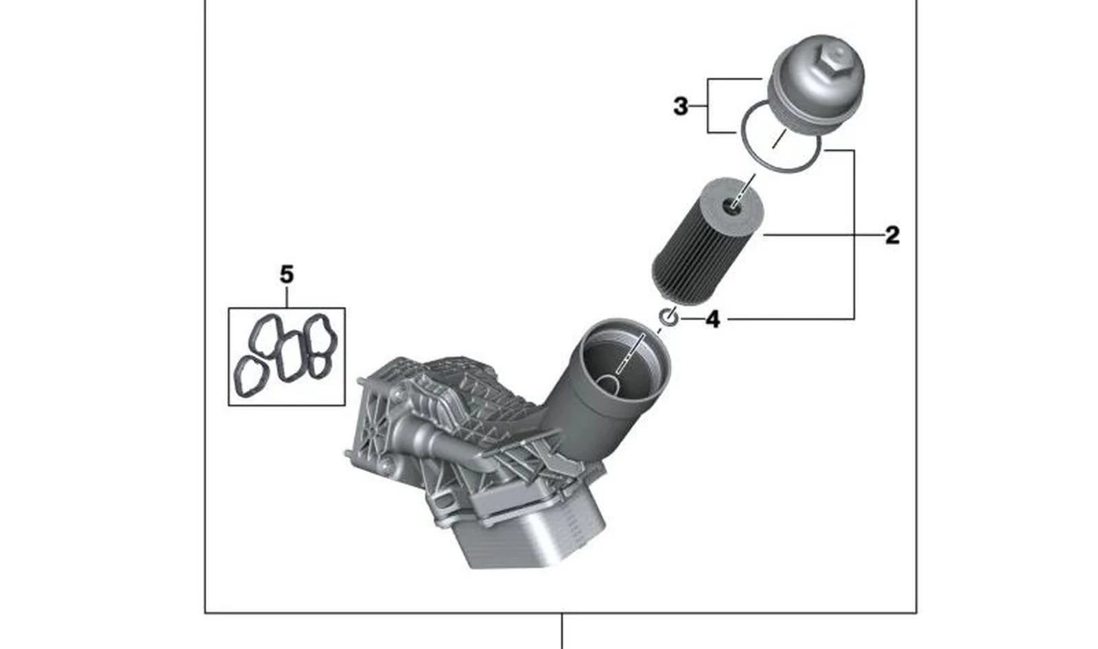 BMW F90 F97 F98 G01… B46 Yağ Kütük Conta Seti B47B-D/B48C-D 11429886567