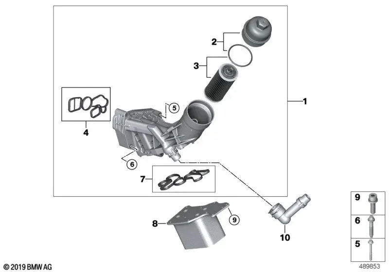 BMW F10 F11 F15 F20… B47 Yağ Soğutucusu 11428585625