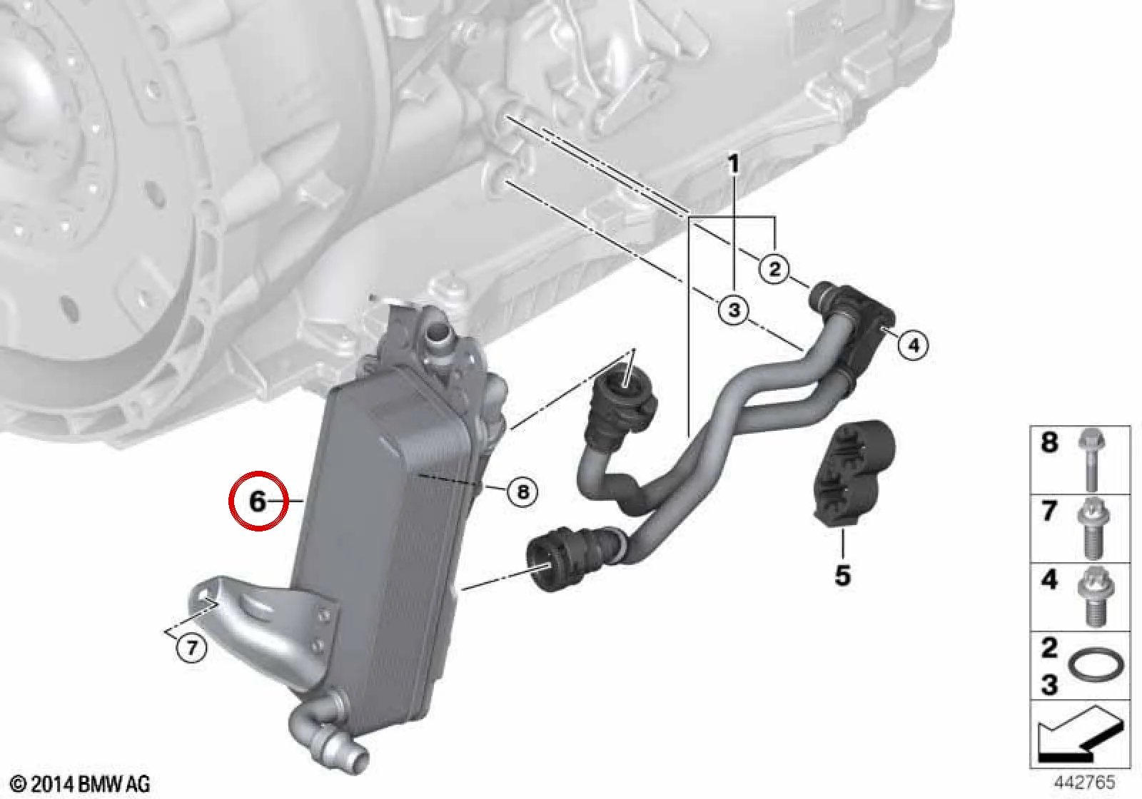 BMW F10 F11 F20 F21… B37 B38 B47… Yağ Soğutucusu 17218514515