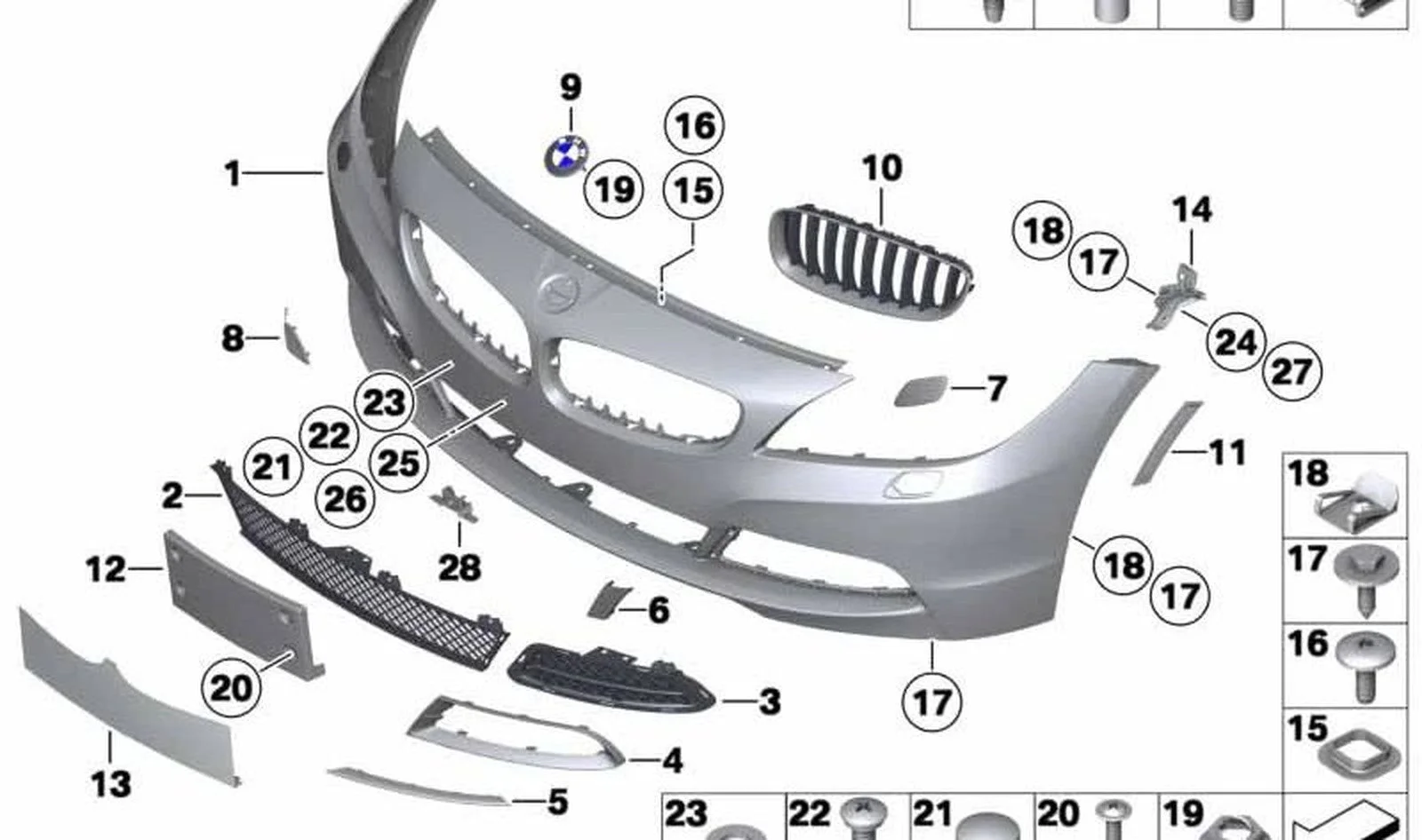 BMW Z4 Tampon Kapağı 51117294948