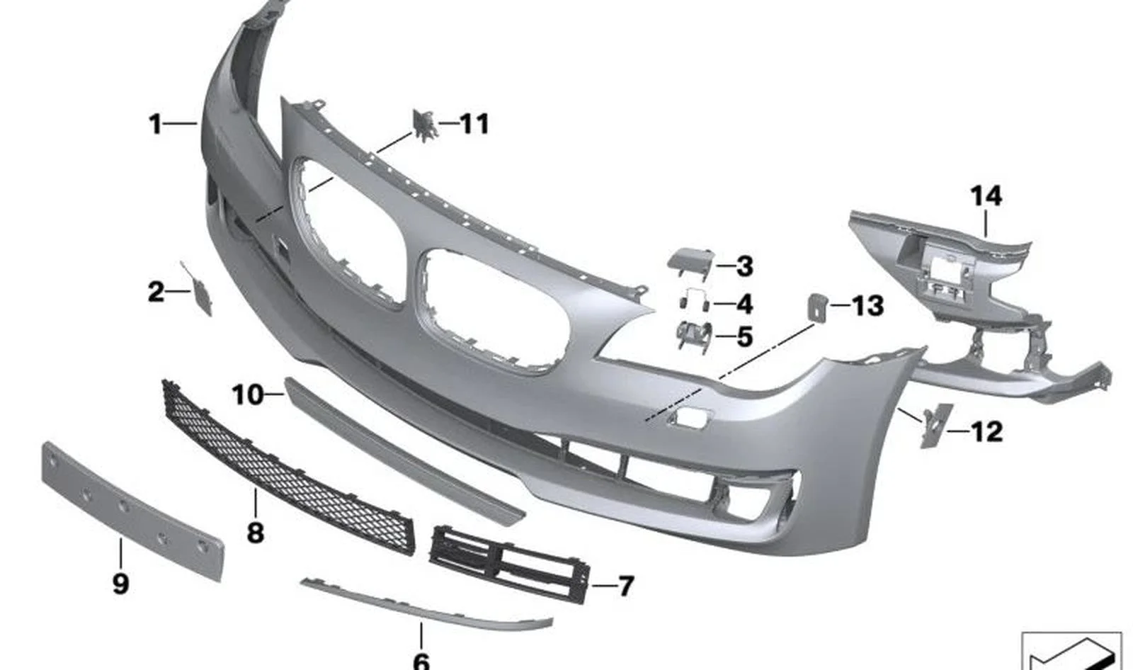 BMW F01 F06 F07 F10… Far Fıskiye Kapak Yayı 51117202885