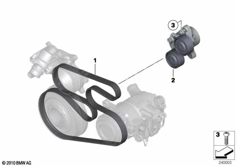 BMW E84 E90 E91 E92… N47 N57 Gergi Kütüğü (Makaralı) 11287810807