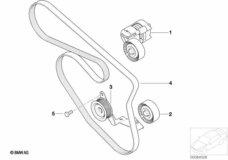 BMW E46 E81 E82 E87… N40 N42 N45… Gergi Makarası 11281440378