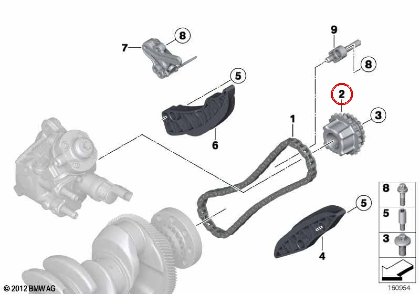 BMW E60 E61 E81 E82… N47 Krank Dişlisi (Çift Sıra) 13527797906