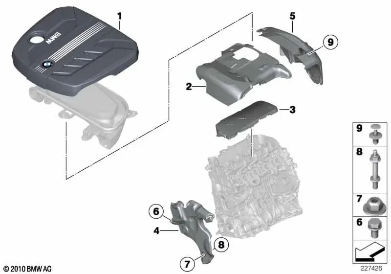 BMW Motor Üst Bakaliti 11147802847