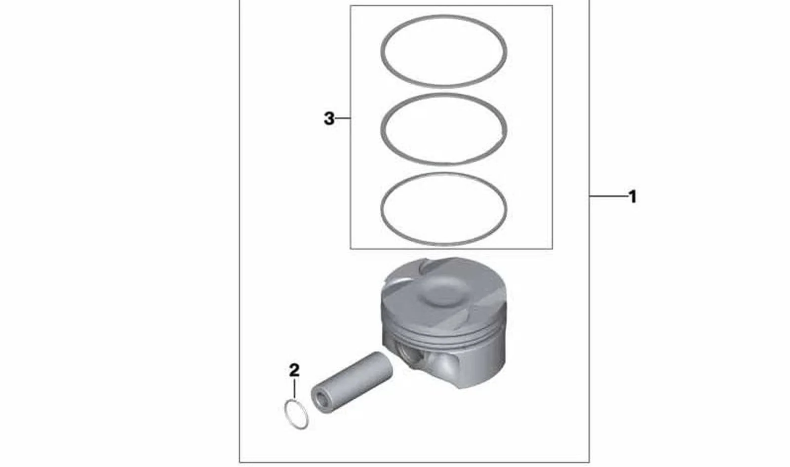 BMW 1 Serisi 3 Serisi E46 E81 E87 E90 N40 N42 N45… Piston Standart 11257562453