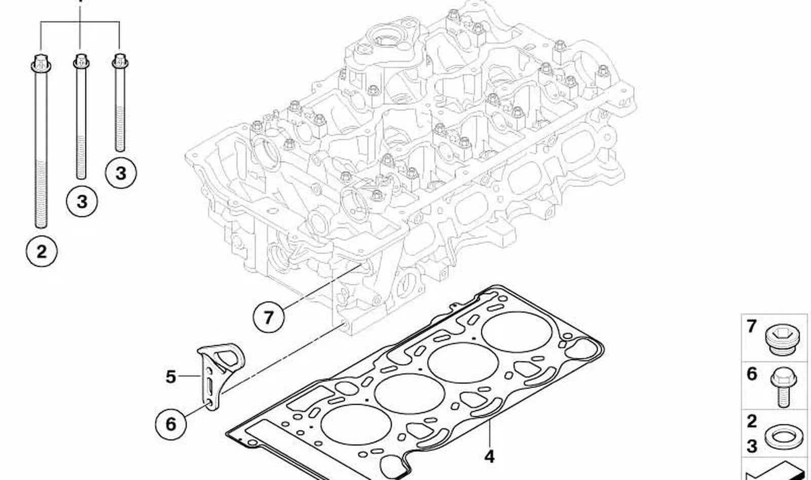 BMW 1 Serisi 3 Serisi E81 E87 E90 E92 Silindir Kapak ContasıE87/90 316-1.6iN43 11127578094