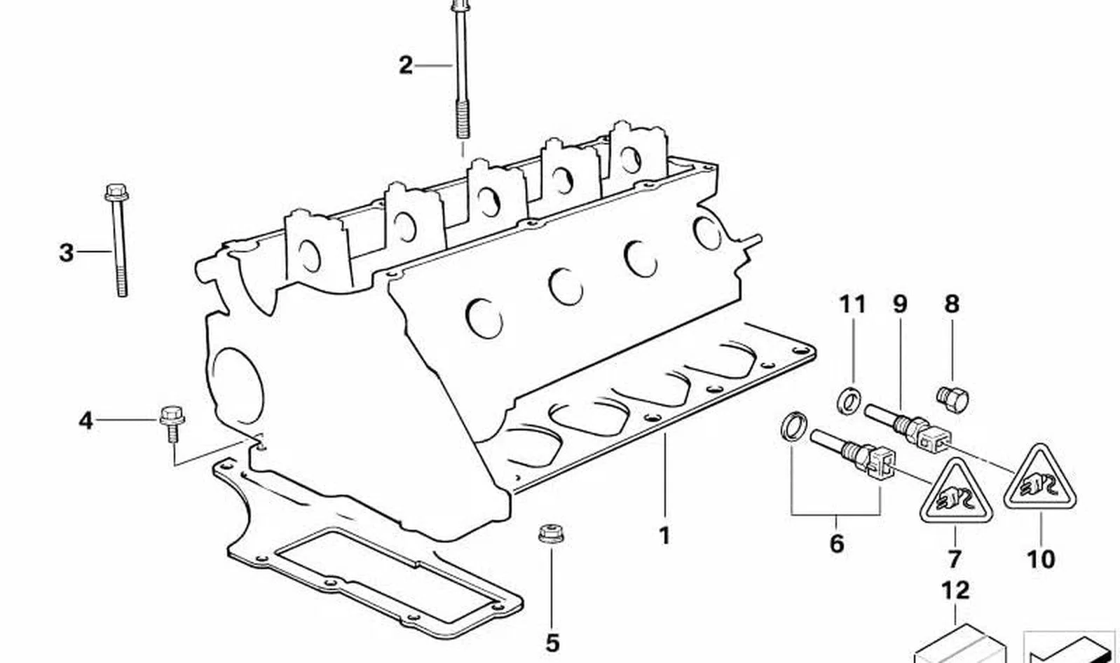 BMW E36 E39 E46 E60… M47 N47 Silindir Kapak SaplamasıTk. 162mmM41/47 11129067792