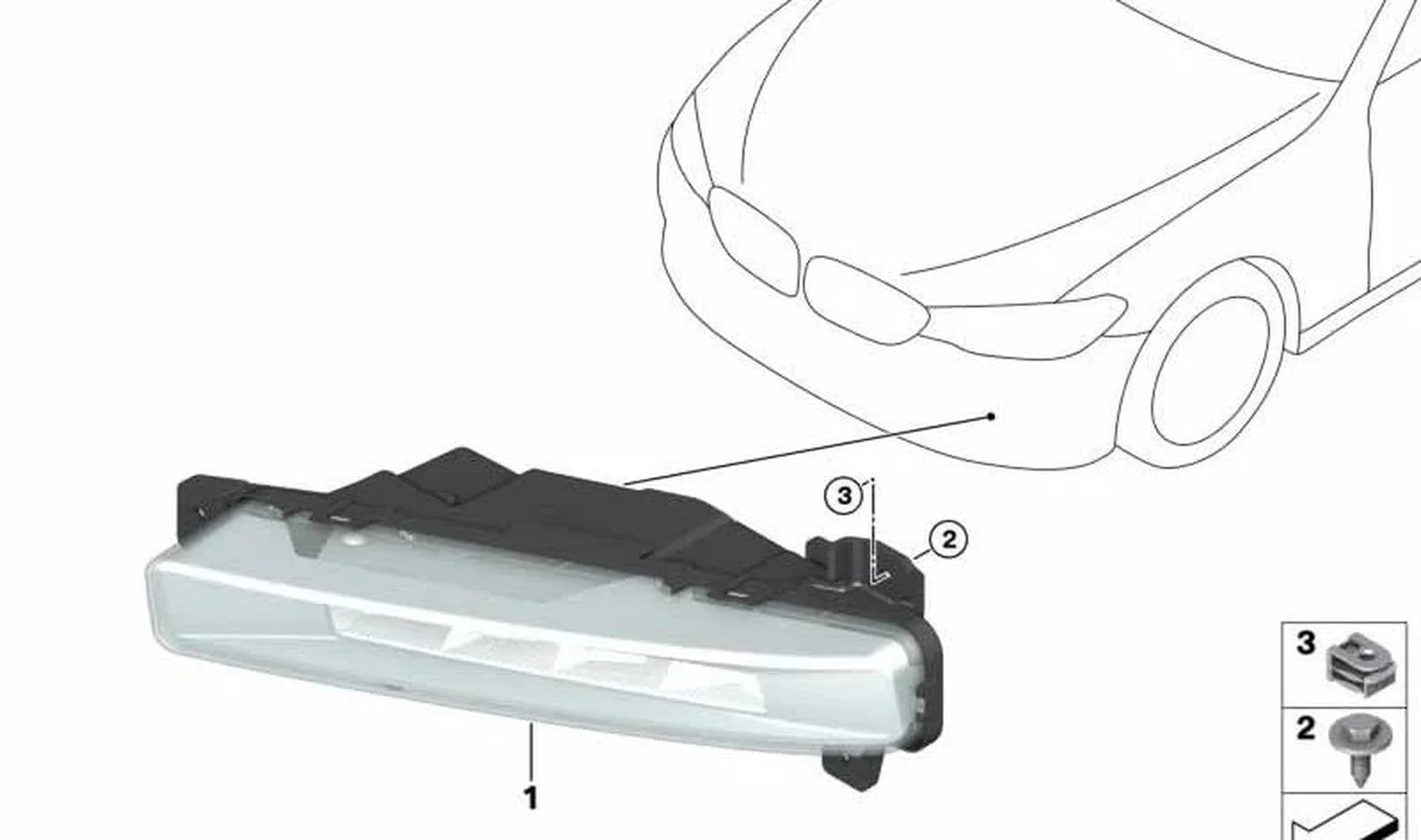 BMW 5 Serisi 6 Serisi G30 G31 G32 G38 Sis Farı: L Sol 63177349131