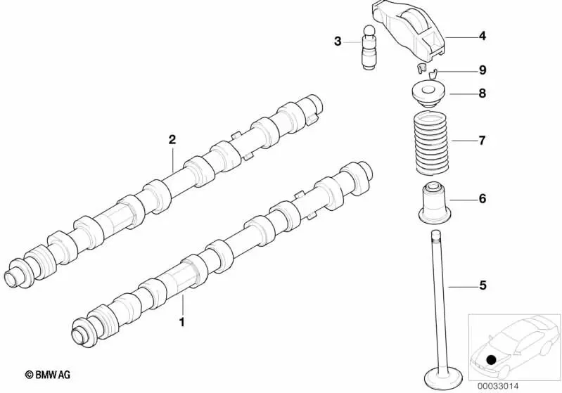 BMW E38 E39 E46 E60… M67 Subap KeçesiM47/N 11349070982
