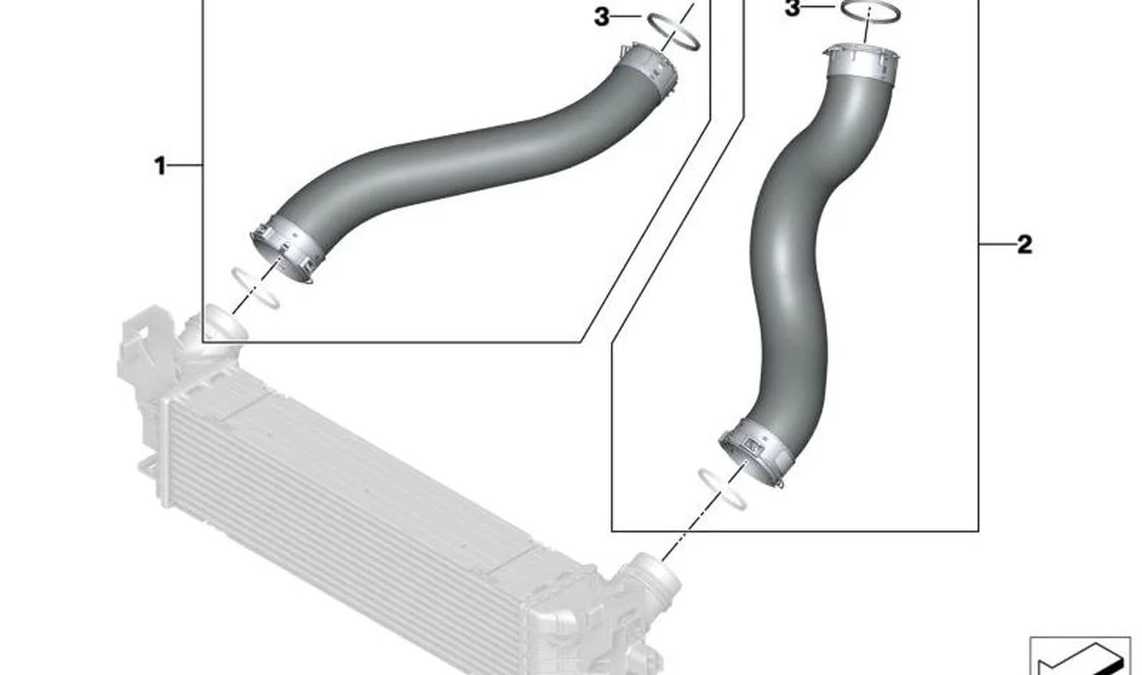 BMW F20 F21 F22 F23… B37 B38 N20 Turbo Hortumu 11618513849