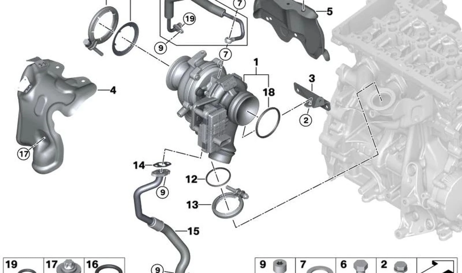 BMW E81 E82 E87 E88… N47 Turbo Kelepçesi 11628519885