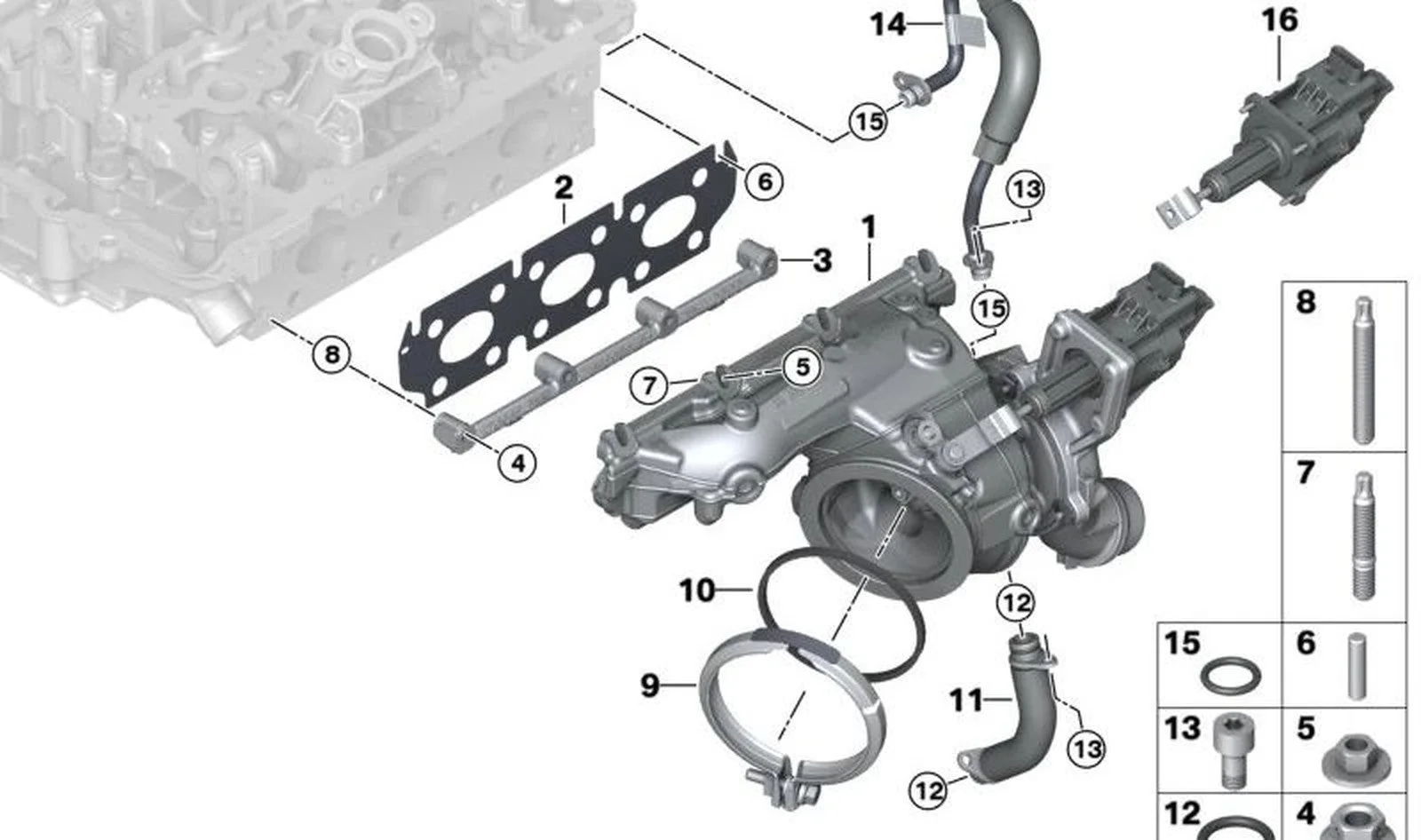 BMW F20 F21 F22 F23… Turbo Valf Ayarliyicisi 11658485117