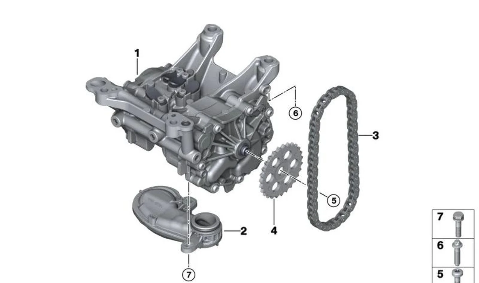 BMW Yağ Pompası 11418570595