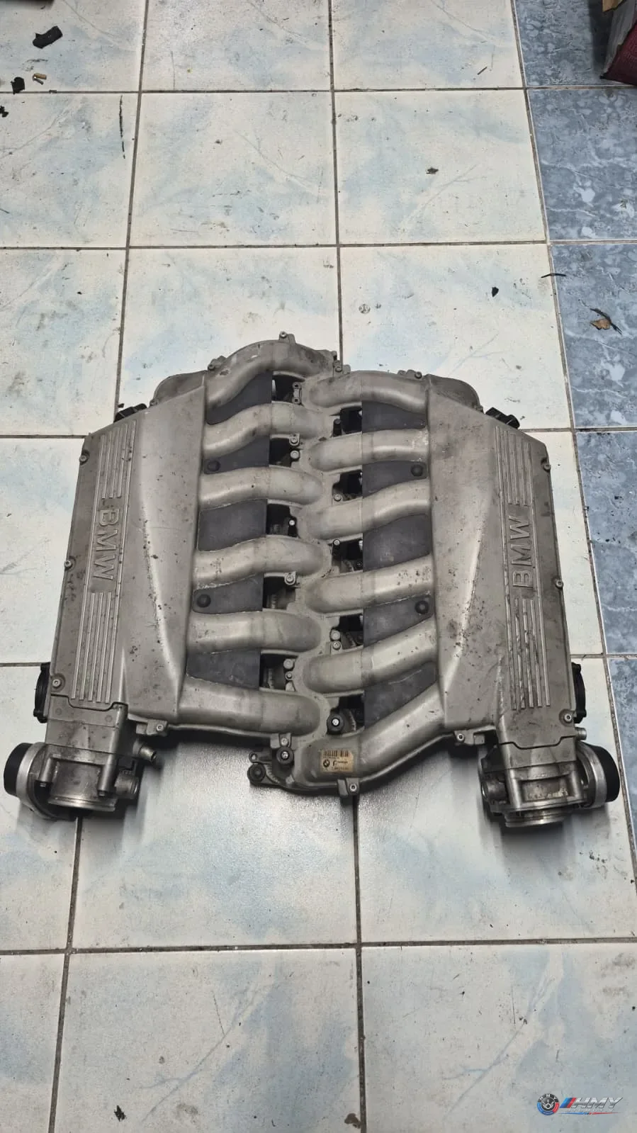 BMW Orijinal Çıkma 7 Serisi E65 E66 - N73 V12 Emme Manifoldu 11617574148