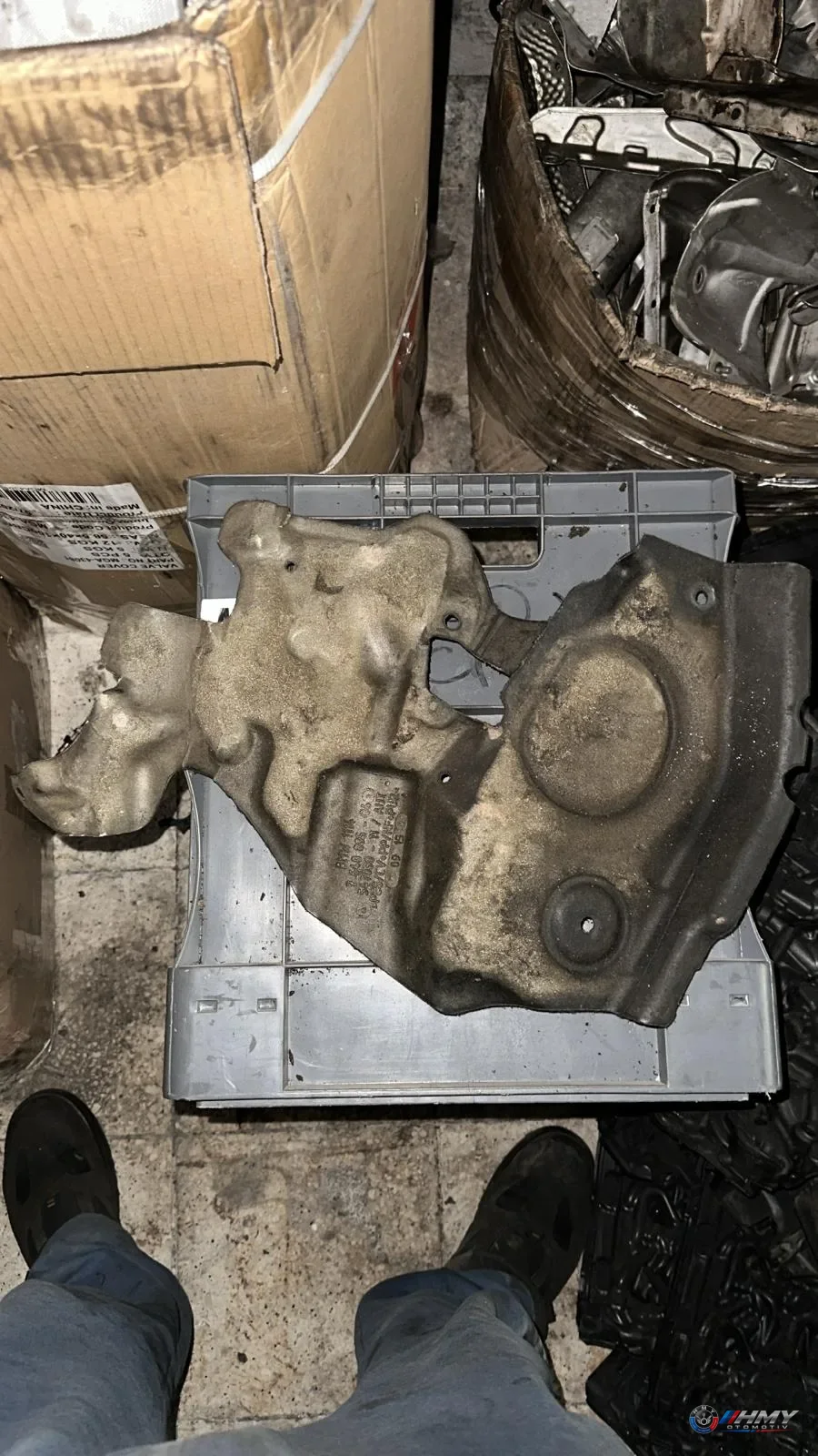 BMW Orijinal Çıkma F20 F21 F22 F23 F30 F31 - B46 B48 Ön Egzoz Isı Kalkanı 11147648895