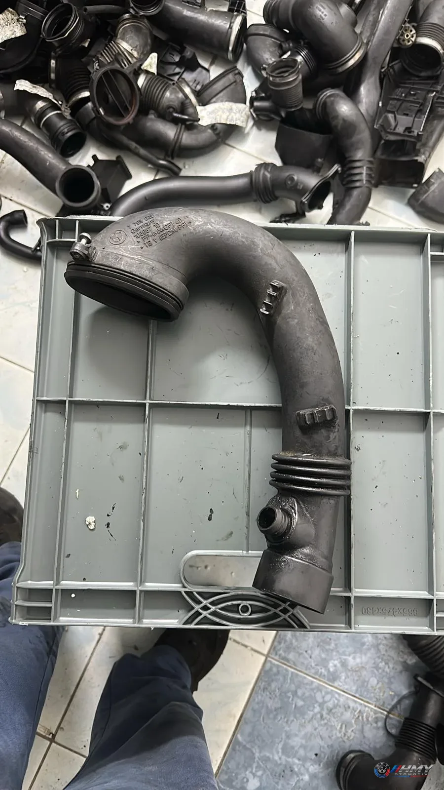 BMW Orijinal Çıkma E53 E60 E61 - M57 Hava Filtresi Hortumu Emme Borusu 13717795026