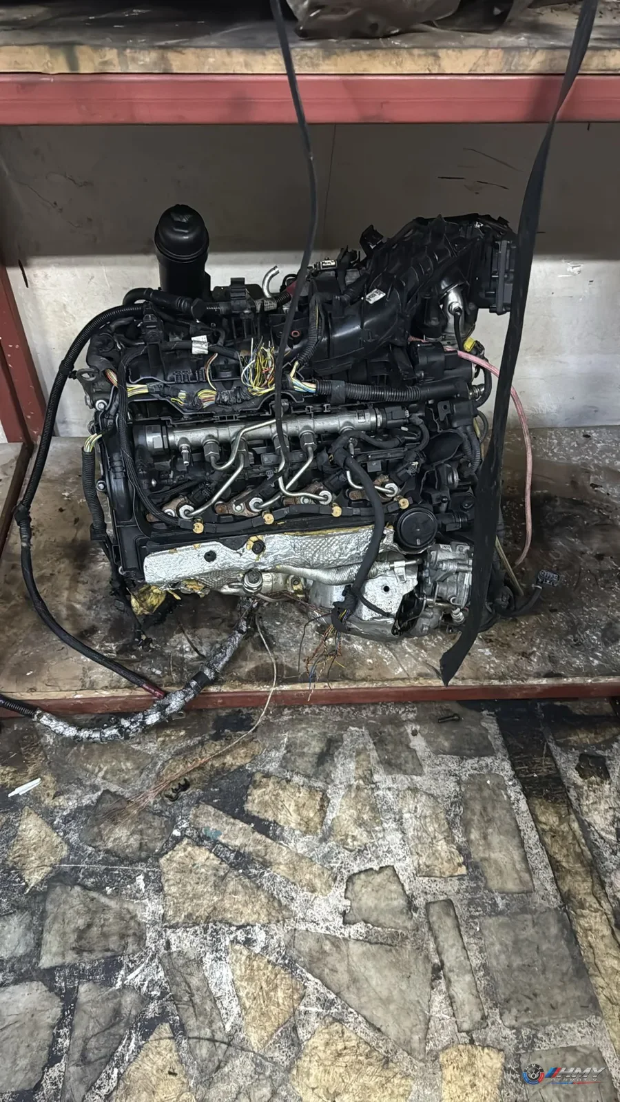 BMW X5 F15 B47D20B 2.0 Dizel Çift Turbolu Komple Motor Orijinal Çıkma