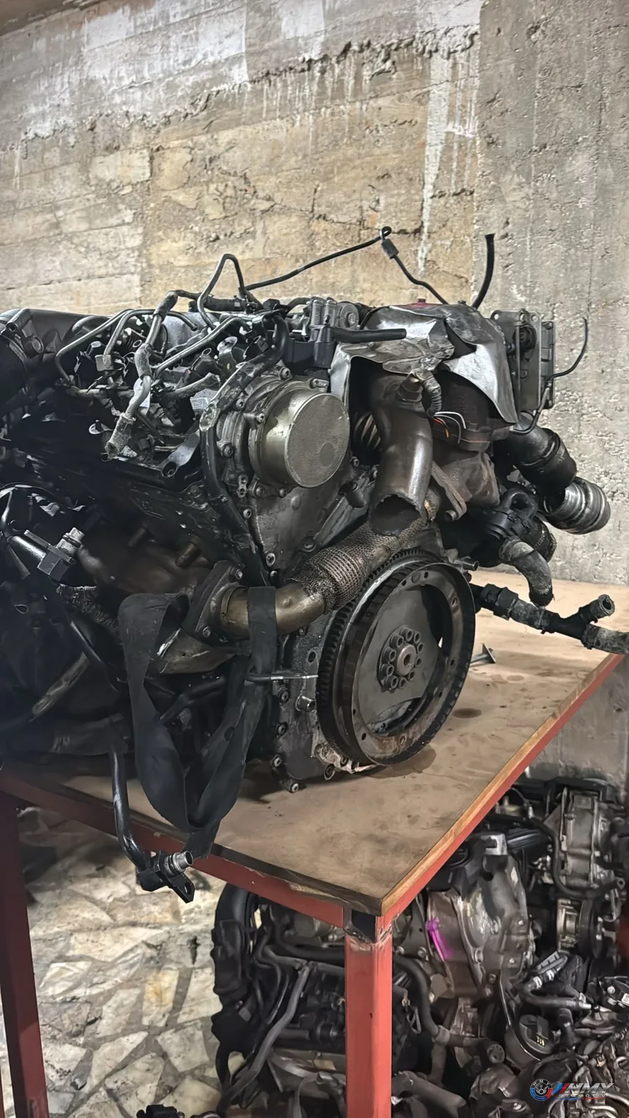 Audi 3.0 TDI CAS Dizel Alüminyum Manifoldlu Komple Motor Çıkma