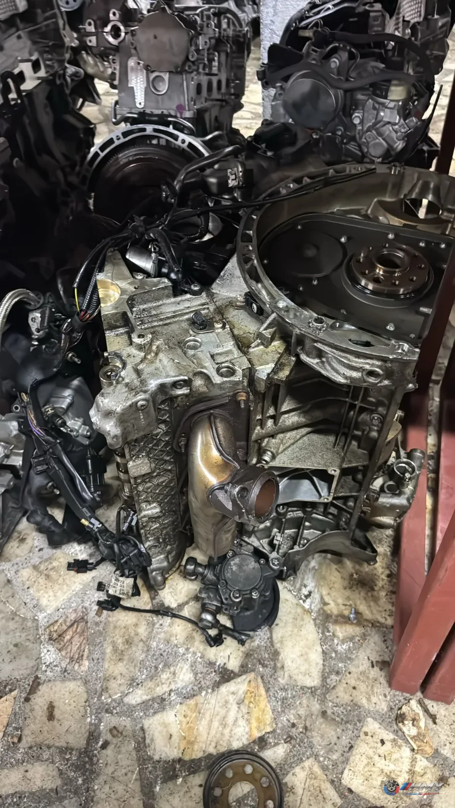 Mercedes-Benz M272 V6 Benzinli Yarım Motor Çıkma
